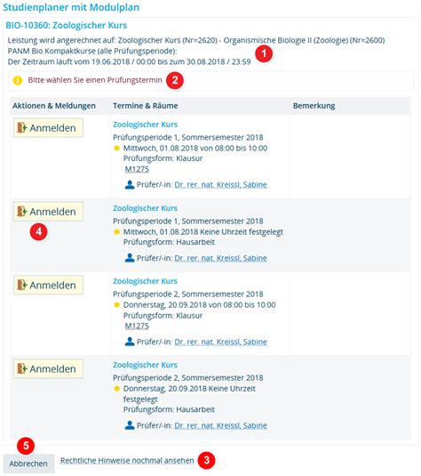 Prüfungsanmeldung [Wiki] .